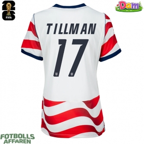 Förenta stater Malik Tillman #17 Hemmatröja Kvinnor VM 2026 Kortärmad